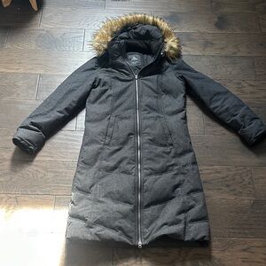 Prana women’s hooded down coat